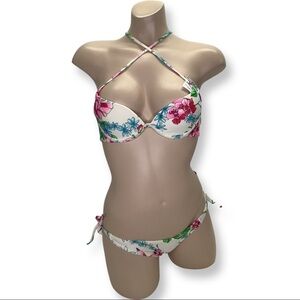 Recco brazilian tropical print bikini set New With Tags